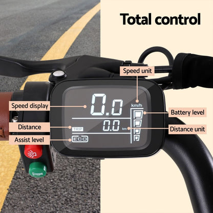 Everfit 26" Electric Bike City Bicycle eBike e-Bike Commuter w/ Battery WH-Sports &amp; Fitness > Bikes &amp; Accessories > Bicycles-PEROZ Accessories