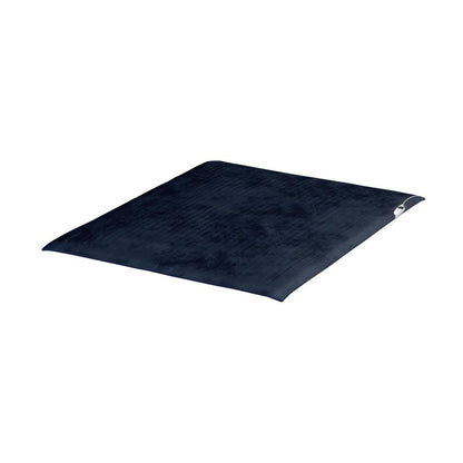 Bedra Washable Electric Heated Throw Rug Flannel Blue-Heated Throw Rugs-PEROZ Accessories