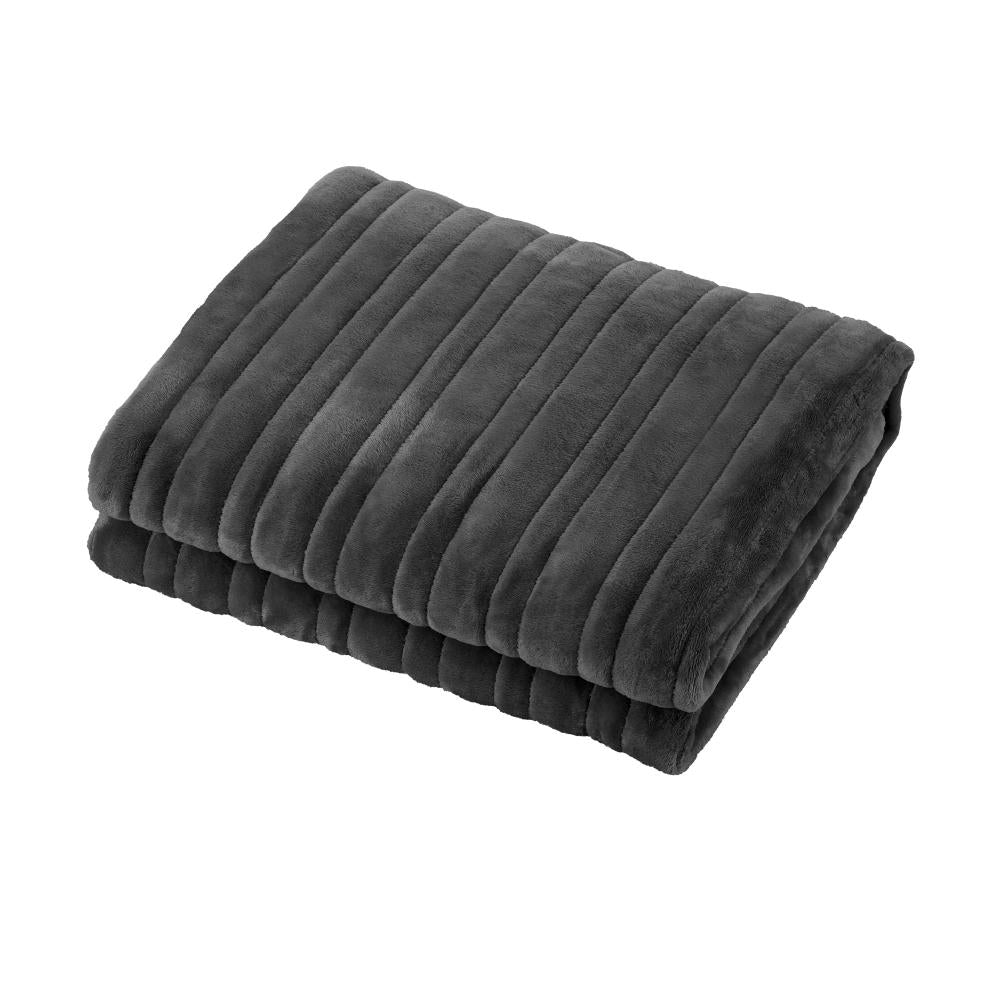 Bedra Electric Blanket Washable Heated Throw Rug Coral Fleece-Heated Throw Rugs-PEROZ Accessories