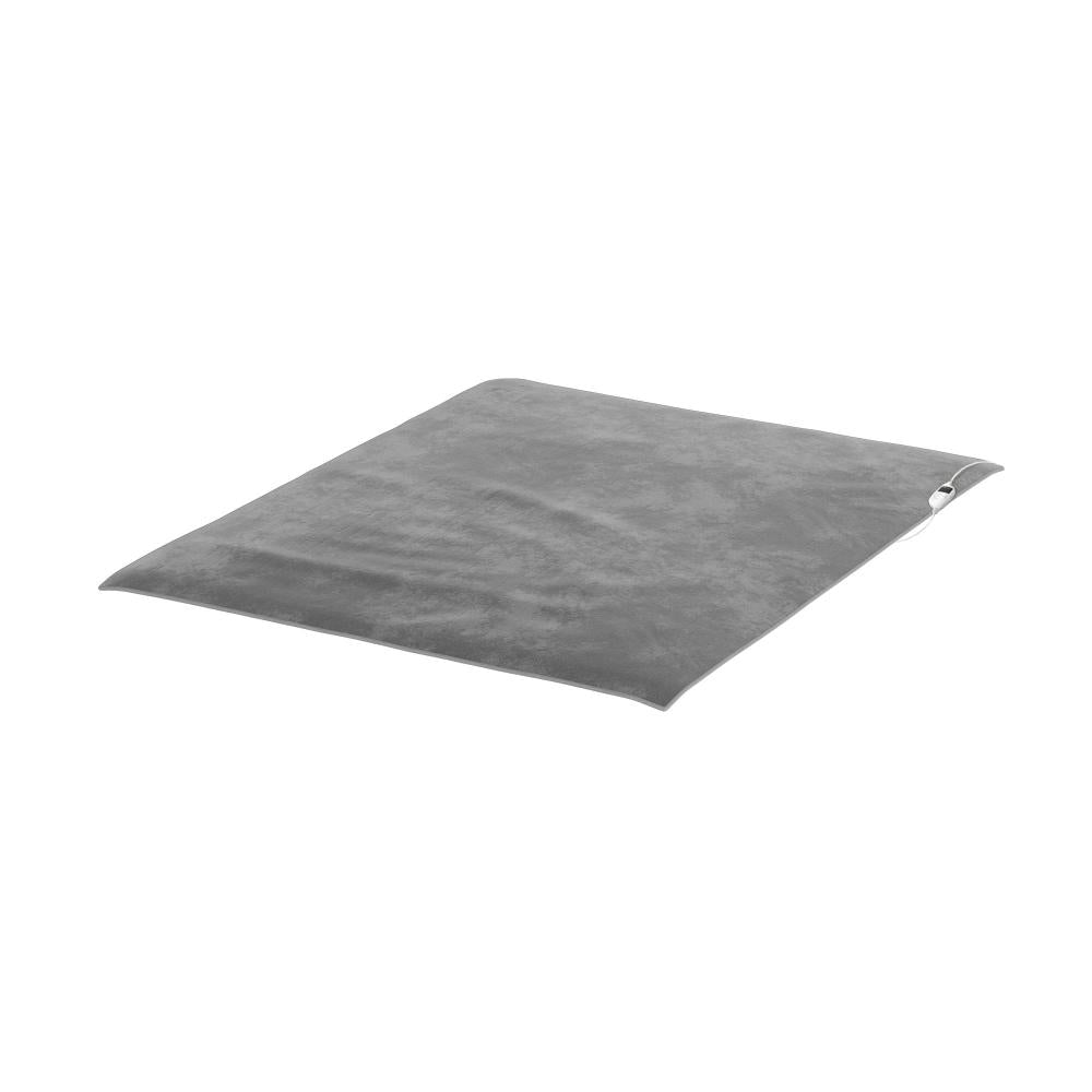 Bedra Electric Heated Throw Rug Washable Silver-Heated Throw Rugs-PEROZ Accessories