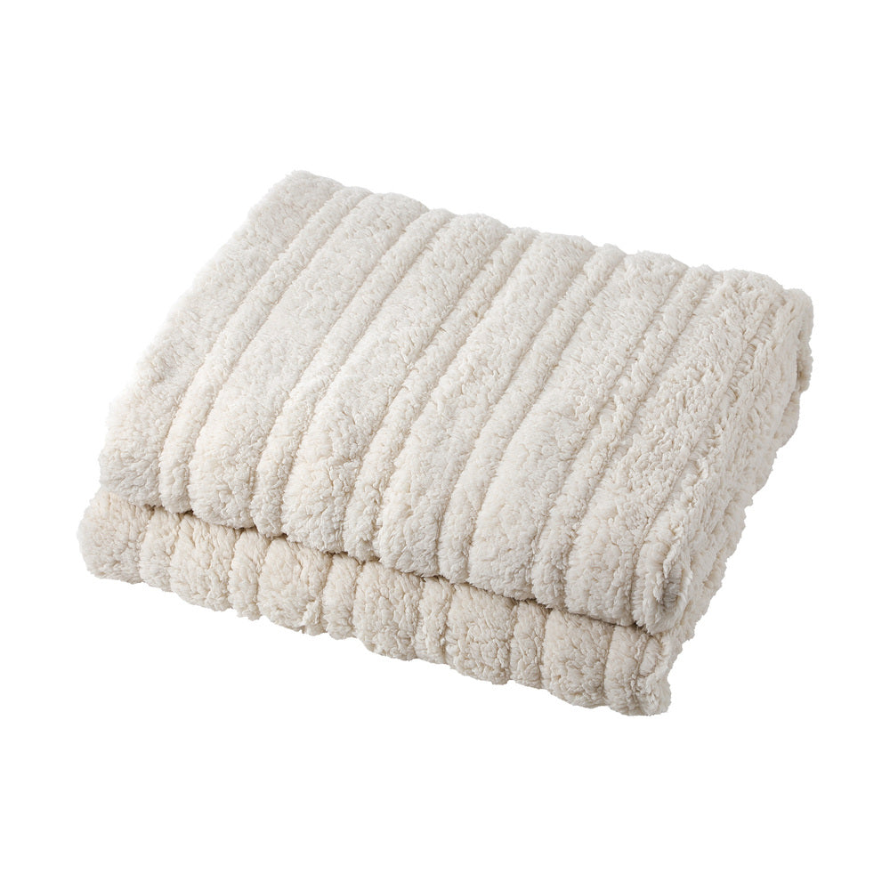 Bedra Heated Throw Rug Blanket Washable Sherpa Flannel-Heated Throw Rugs-PEROZ Accessories