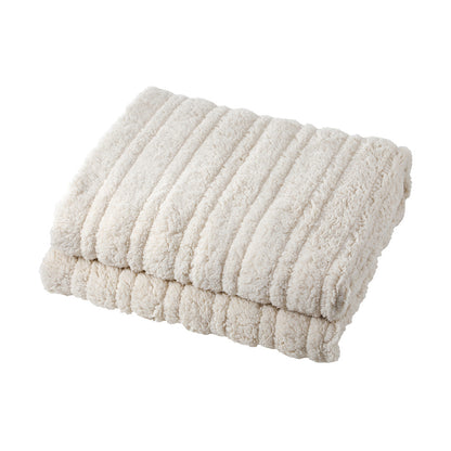 Bedra Heated Throw Rug Blanket Washable Sherpa Flannel-Heated Throw Rugs-PEROZ Accessories
