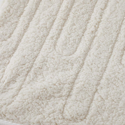 Bedra Heated Throw Rug Blanket Washable Sherpa Flannel-Heated Throw Rugs-PEROZ Accessories