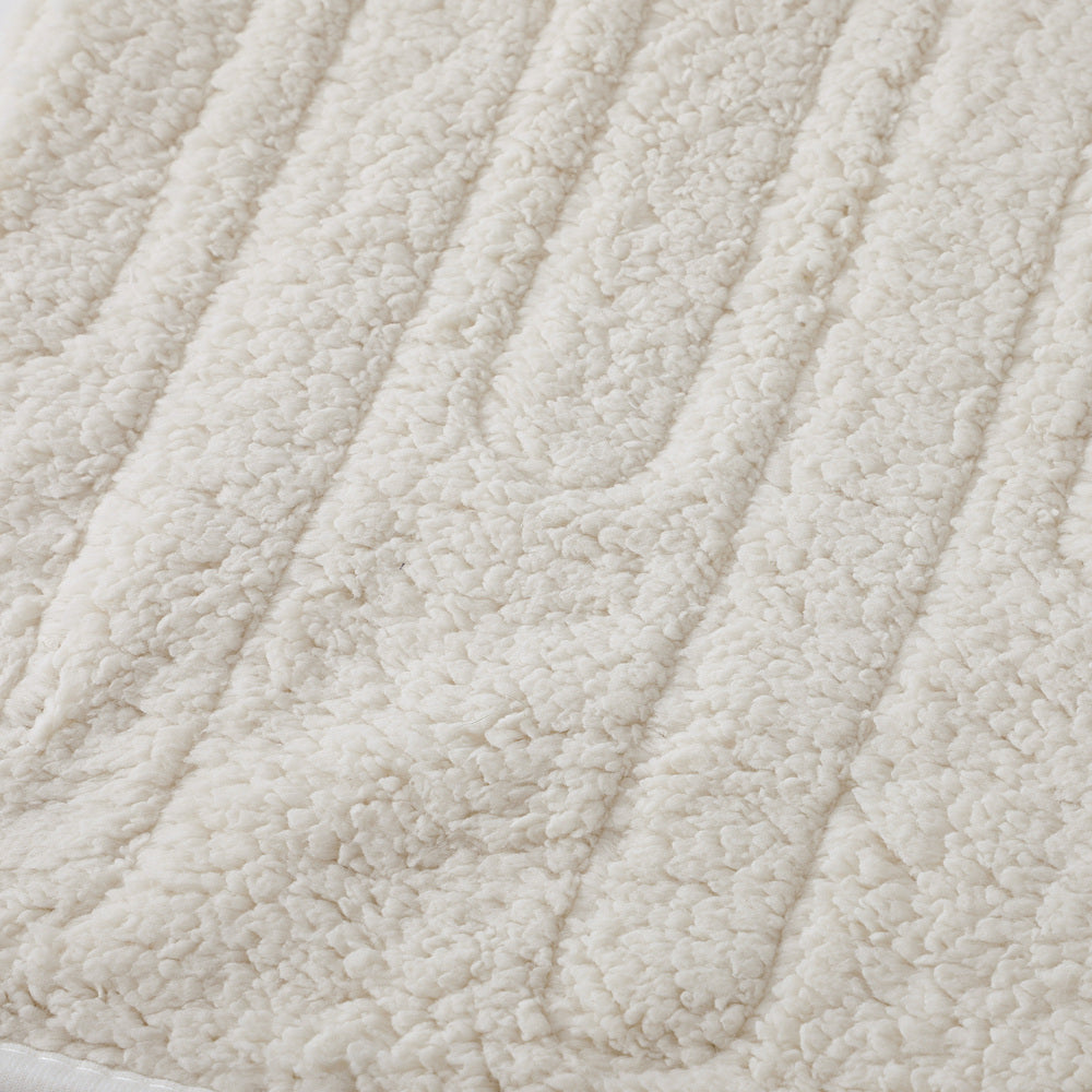 Bedra Heated Throw Rug Blanket Washable Sherpa Flannel-Heated Throw Rugs-PEROZ Accessories