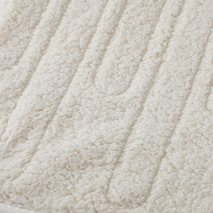 Bedra Heated Throw Rug Blanket Washable Sherpa Flannel-Heated Throw Rugs-PEROZ Accessories
