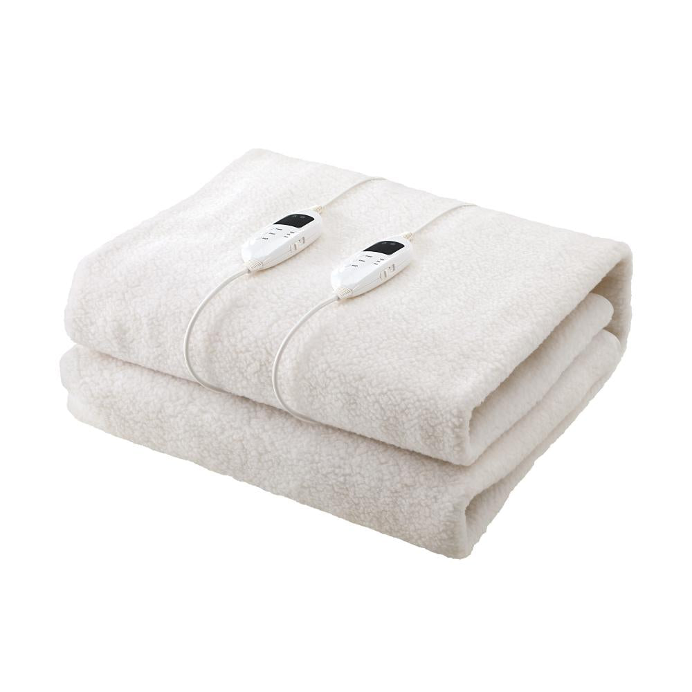 Bedra Electric Blanket Fleece Fully Fitted Washable King-Electric Blankets-PEROZ Accessories