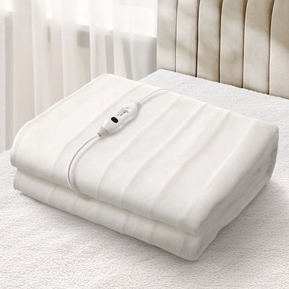 Bedra Electric Blanket Fully Fitted Polyester King Single-Electric Blankets-PEROZ Accessories