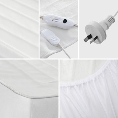 Bedra Electric Blanket Fully Fitted Polyester King Single-Electric Blankets-PEROZ Accessories