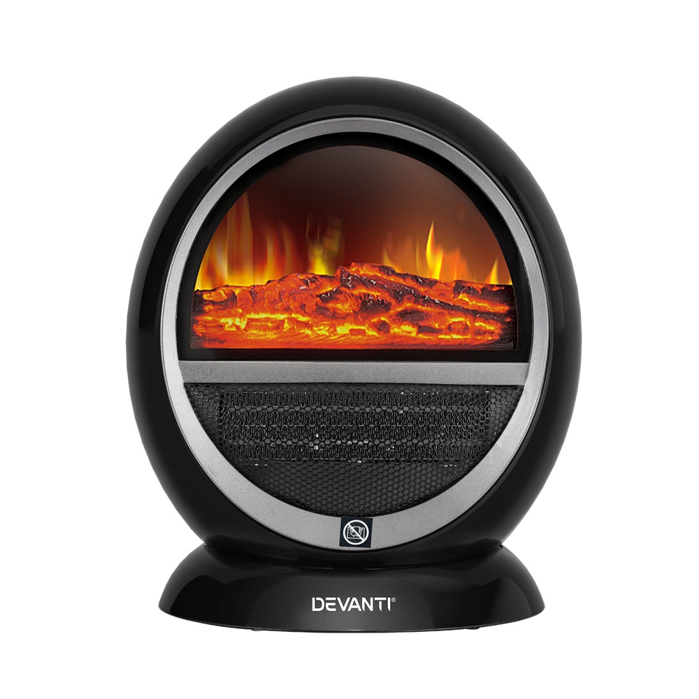 Devanti Electric Fireplace Fire Heaters 1500W-Appliances &gt; Heaters-PEROZ Accessories