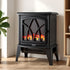 Devanti 2000W Electric Fireplace Heater Stove Freestanding 3D Flame Effect Indoor Space Heaters-Appliances > Heaters > Electric Heaters-PEROZ Accessories