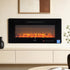 Devanti Electric Fireplace Fire Heater Wall Mounted Insert 3D Flame 1800W Remote Control-Appliances > Heaters > Electric Heaters-PEROZ Accessories