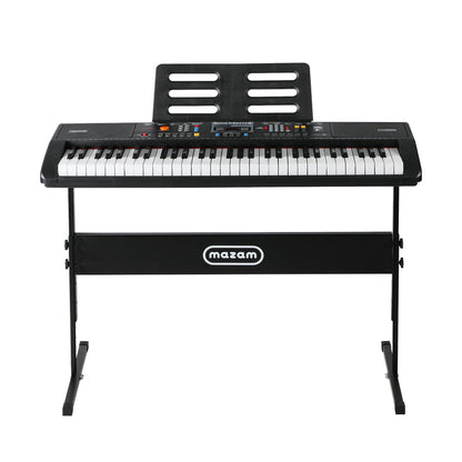 Mazam 61 Keys Electronic Piano Keyboard Electric Keyboards Beginner Kids Gift-Electronic Keyboards-PEROZ Accessories
