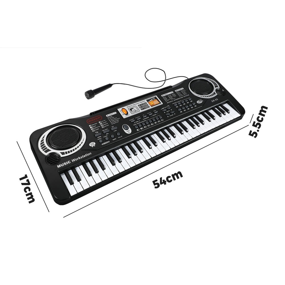 Mazam 61 Keys Piano Keyboard Electronic Musical Kids Toy Gift With Microphone-Electronic Keyboards-PEROZ Accessories