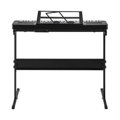 Mazam 61 Keys Electronic Piano Keyboard Lighted Electric Keyboards Holder Stand-Electric Keyboard-PEROZ Accessories