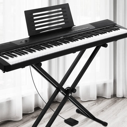 Alpha 88 Keys Electronic Piano Keyboard Digital Electric w/ Stand Sustain Pedal-Audio &amp; Video &gt; Musical Instrument &amp; Accessories-PEROZ Accessories