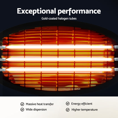 Devanti Electric Patio Heater 2000W-Heaters-PEROZ Accessories