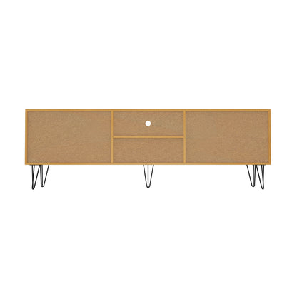 Oikiture TV Cabinet Storage Sliding Door Shelf 180cm-Entertainment Units-PEROZ Accessories