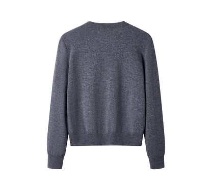 EVERAU 100% Wool Cardigan Knit Velly-Clothing-PEROZ Accessories