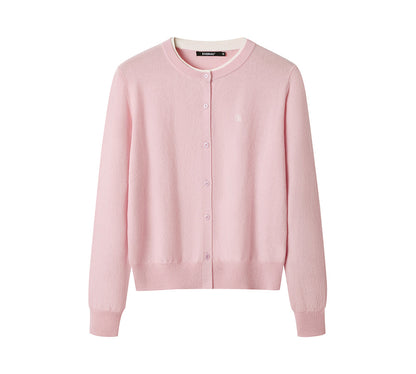 EVERAU 100% Wool Cardigan Knit Velly-Clothing-PEROZ Accessories