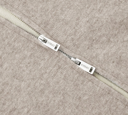 EVERAU 100% Wool Cardigan Knit Zip Hoodie Tanno-Apparel-PEROZ Accessories