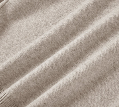 EVERAU 100% Wool Cardigan Knit Zip Hoodie Tanno-Apparel-PEROZ Accessories