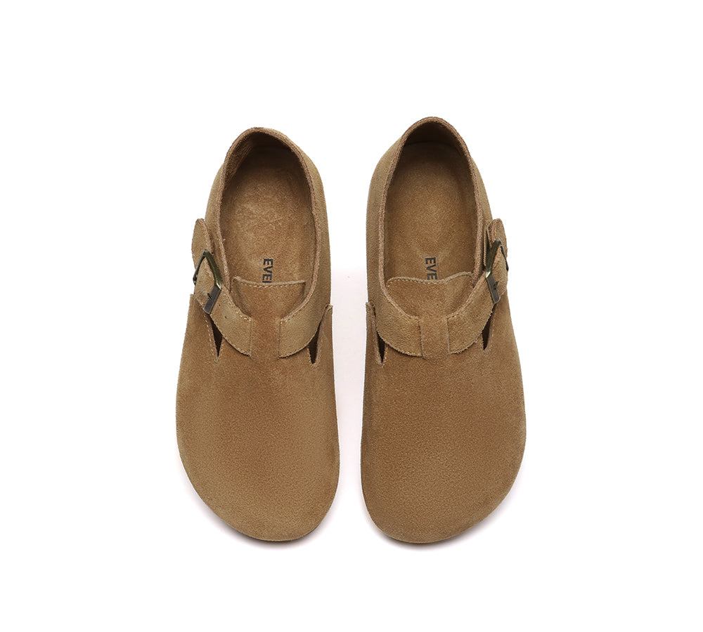 EVERAU® Adjustable Buckled Straps Slip-on Flat Sandals Brooke-PEROZ Accessories