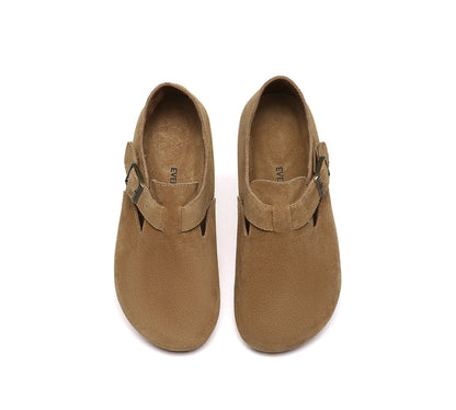 EVERAU® Adjustable Buckled Straps Slip-on Flat Sandals Brooke-PEROZ Accessories