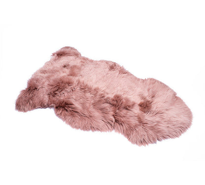 EVERAU Australian Lambskin Single Color Long Rugs 105cm-Rugs-PEROZ Accessories