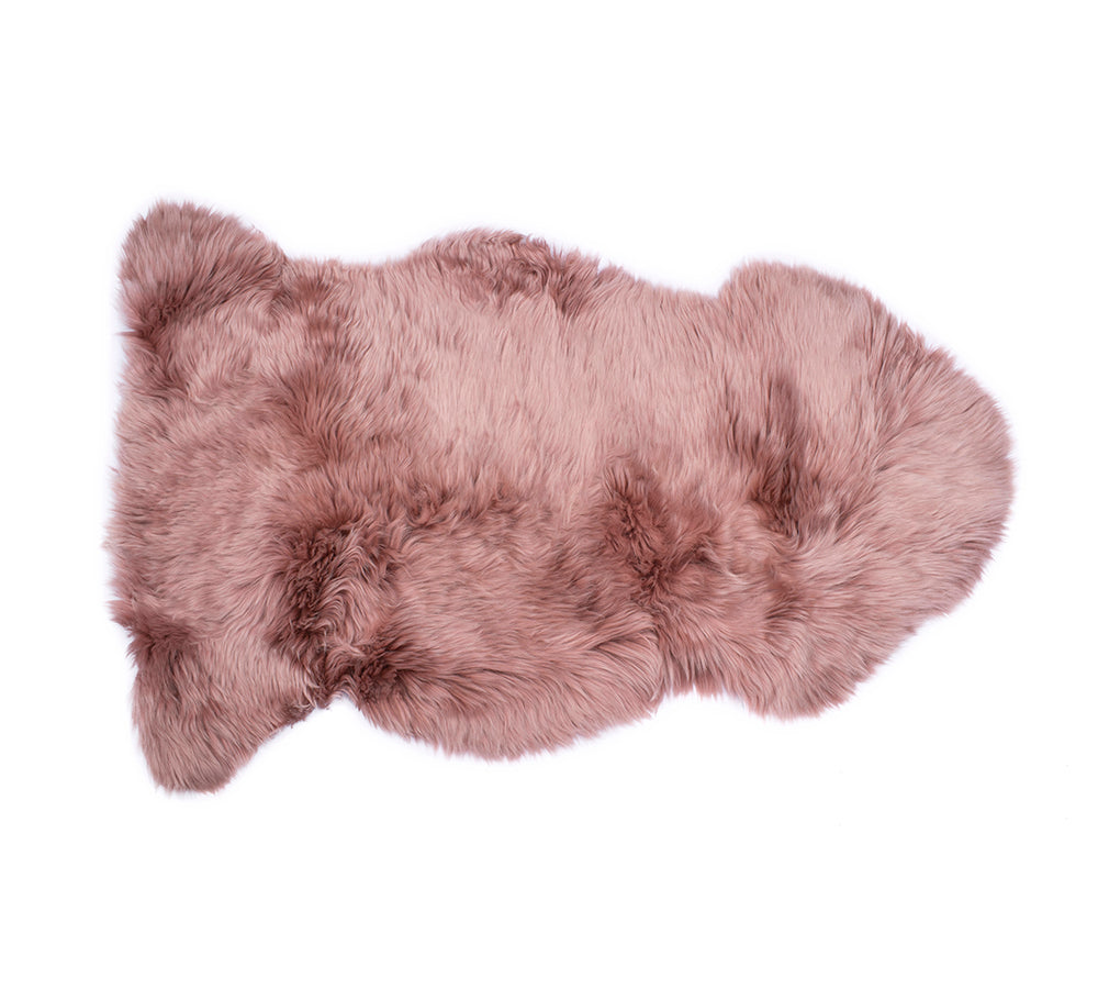 EVERAU Australian Lambskin Single Color Long Rugs 105cm-Rugs-PEROZ Accessories