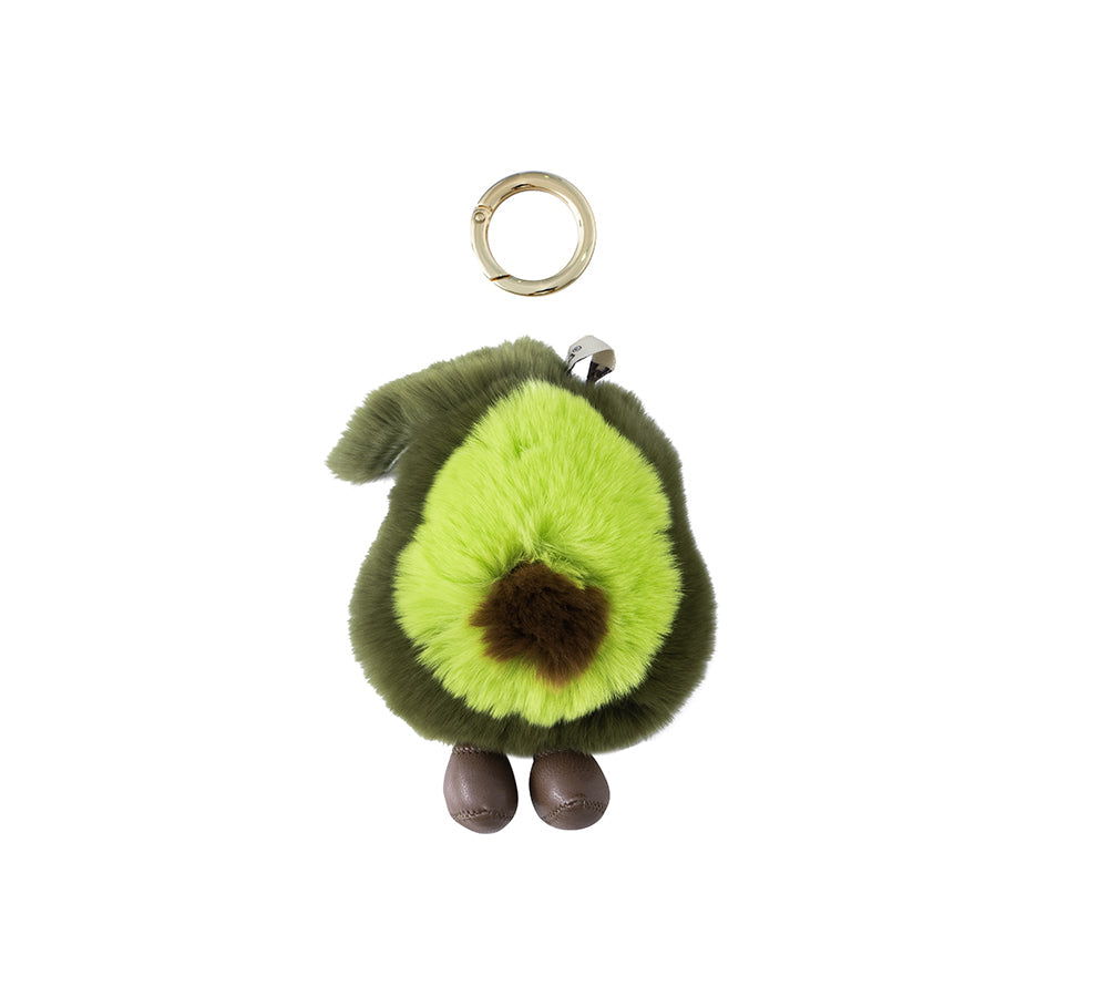 EVERAU® Fluffy Avocado Keyring-PEROZ Accessories