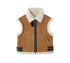 EVERAU® Fluffy Sheepskin Wool Zip Sleeveless Vest Dale-PEROZ Accessories