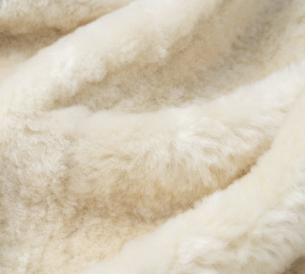 EVERAU® Fluffy Sheepskin Wool Zip Sleeveless Vest Dale-PEROZ Accessories