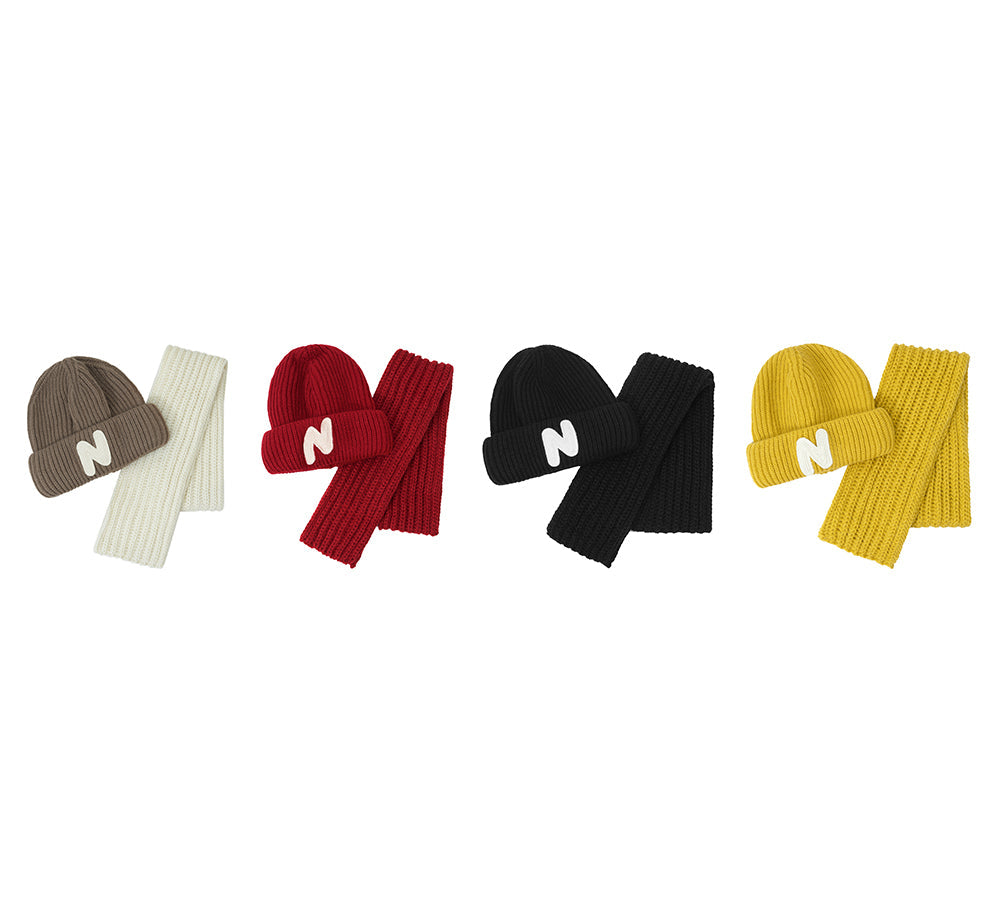 EVERAU® Kids Beanie and Scarf Gift Set Snoh-PEROZ Accessories