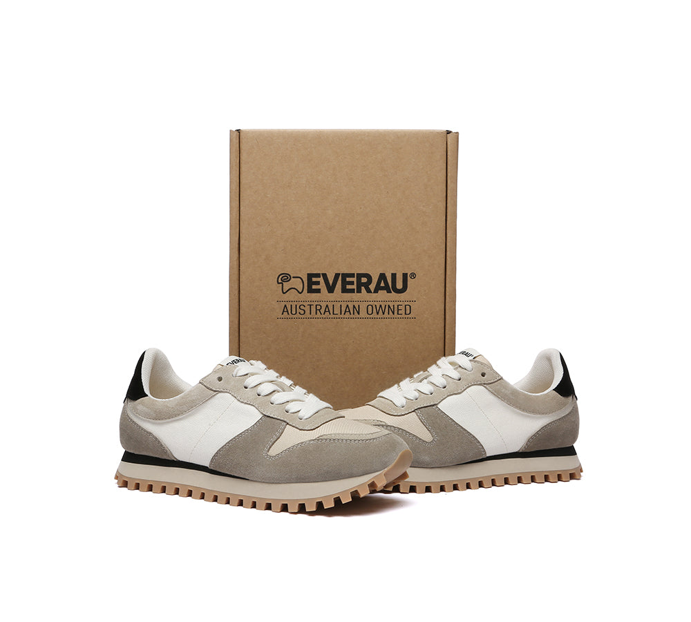 EVERAU® Leather Chunky Sneakers Etta-PEROZ Accessories