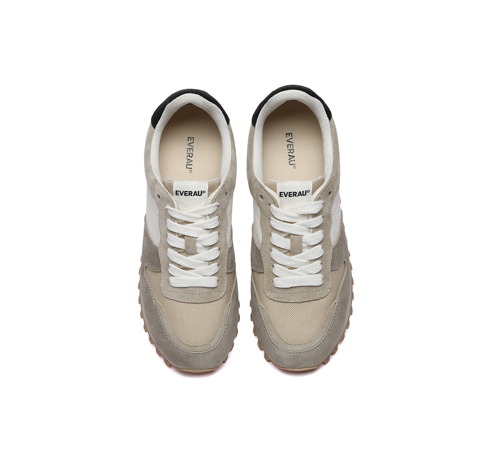 EVERAU® Leather Chunky Sneakers Etta-PEROZ Accessories