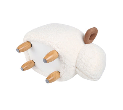 EVERAU Multi-functional Cute Ottoman Fluffy Sheep Pouffe-Accessories-PEROZ Accessories