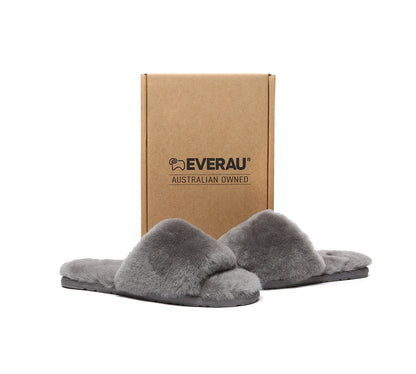 EVERAU® UGG Women Fluffy Slides Nala-PEROZ Accessories