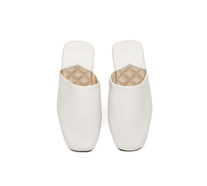 EVERAU® Women Slides Leather Flat Wafaa-PEROZ Accessories