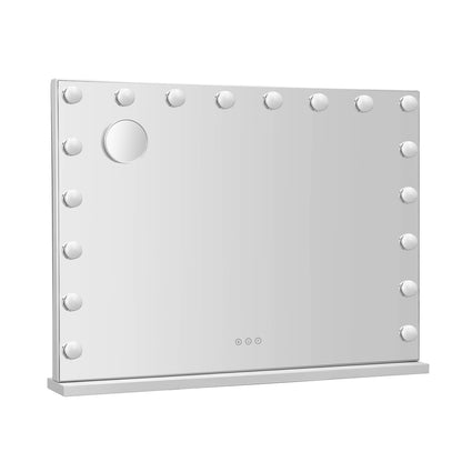 Embellir Makeup Mirror 80x58cm Hollywood Vanity with LED Light Tabletop Wall-Home &amp; Garden > Decor > Mirrors-PEROZ Accessories