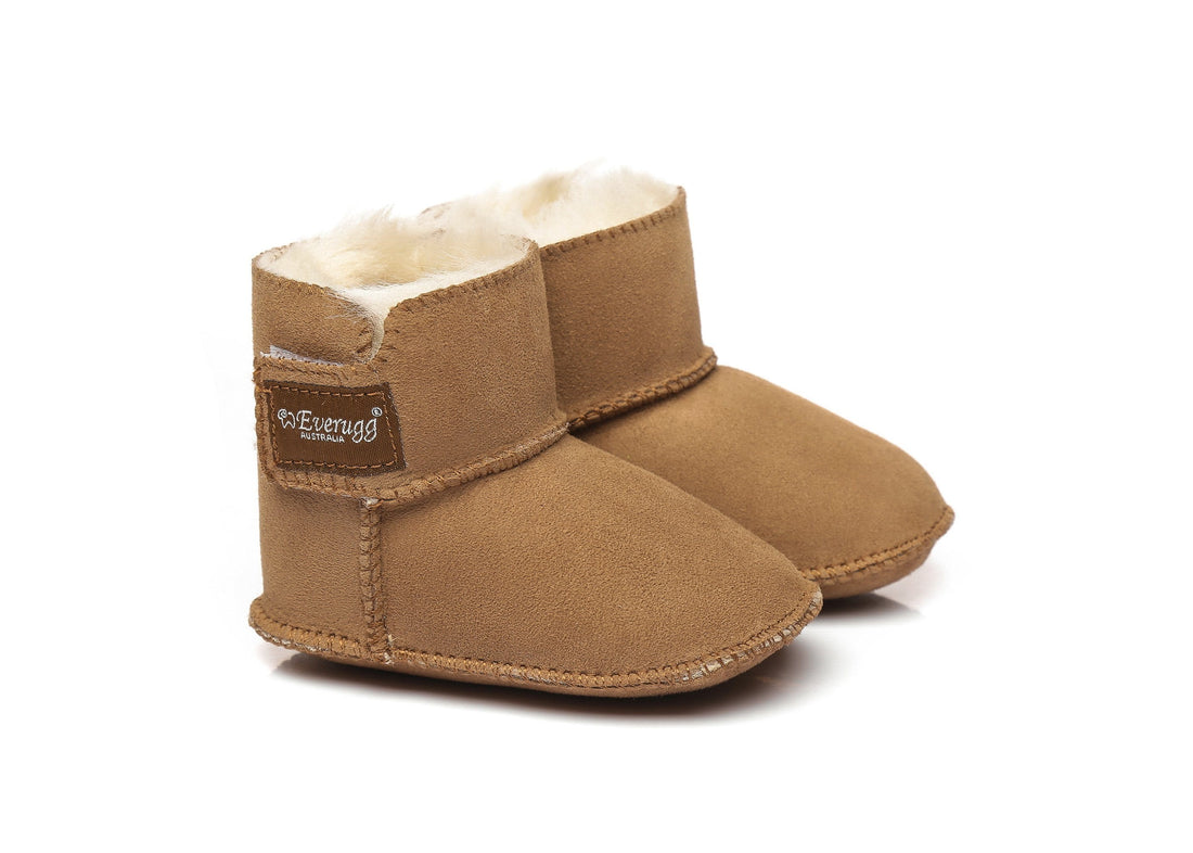 Ever UGG Australian Sheepskin Baby Erin Bootie Cradle-PEROZ Accessories