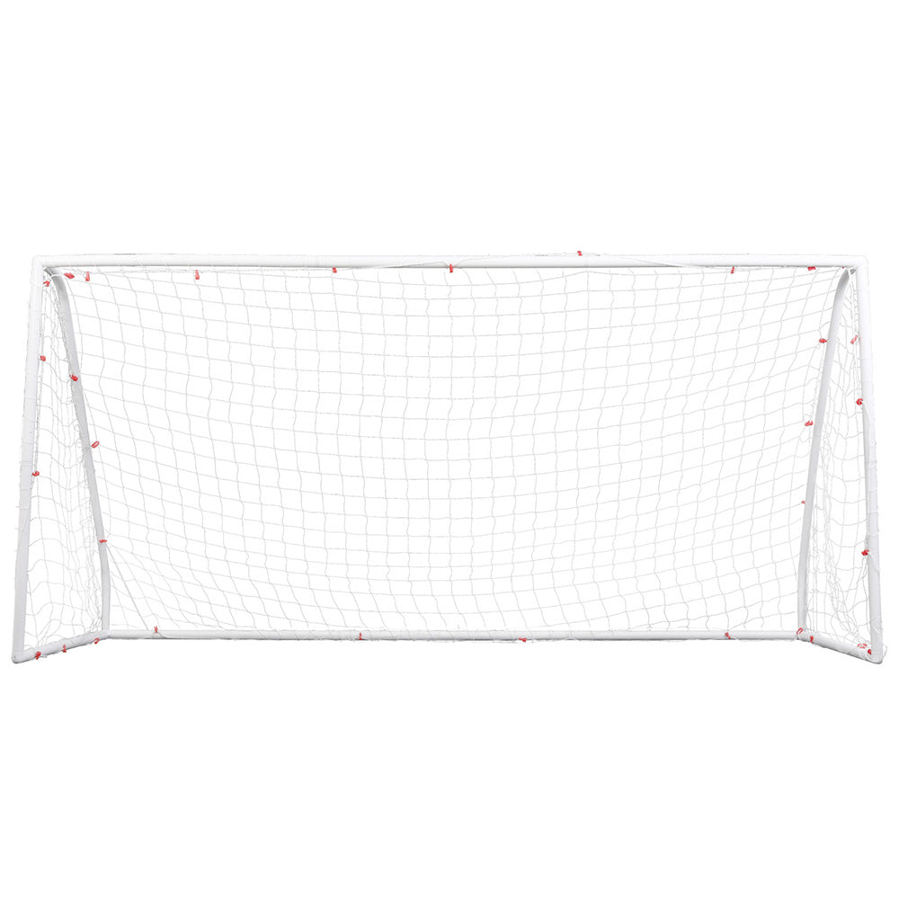 Everfit 12FT Soccer Football Goal Net UPVC Frame with PE Mesh Weatherproof Portable Goals for Backyard Training Competitive Play-Sports &amp; Fitness > Ball Sports > Soccer &amp; Soccer Accessories-PEROZ Accessories