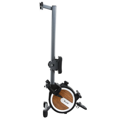 Everfit 16 Level Magnetic Rowing Machine for Home with App Connect Walnut-Sports &amp; Fitness > Exercise, Gym &amp; Fitness > Gym Equipment &amp; Accessories-PEROZ Accessories