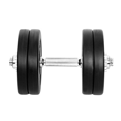 Everfit 25kg Dumbbell Set Weight Plates Dumbbells Lifting Bench-Sports &amp; Fitness > Exercise, Gym &amp; Fitness > Free Weights-PEROZ Accessories