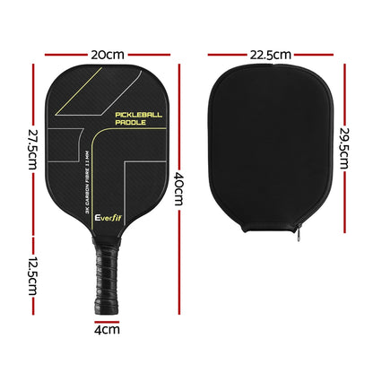 Everfit 2PCS Pickleball Paddles Set Outdoor Pickle Balls Rackets with Cover Bag Training-Baby &amp; Kids > Baby &amp; Kid&