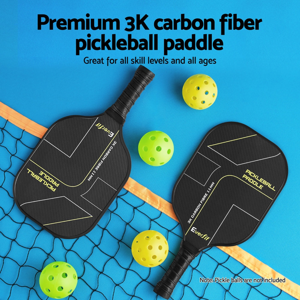 Everfit 2PCS Pickleball Paddles Set Outdoor Pickle Balls Rackets with Cover Bag Training-Baby &amp; Kids > Baby &amp; Kid&