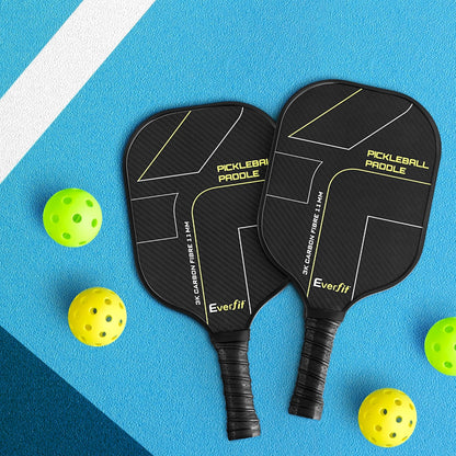 Everfit 2PCS Pickleball Paddles Set Outdoor Pickle Balls Rackets with Cover Bag Training-Baby &amp; Kids > Baby &amp; Kid&