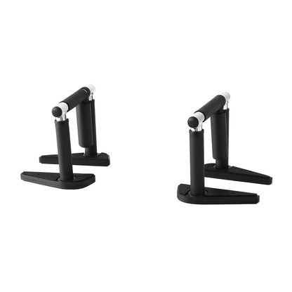 Everfit 2Pcs/Set Pull Up Bar Portable Foldable Dip Station Multi Gym 120kg Home Power Station Black-Sports &amp; Fitness > Exercise, Gym &amp; Fitness > Free Weights-PEROZ Accessories