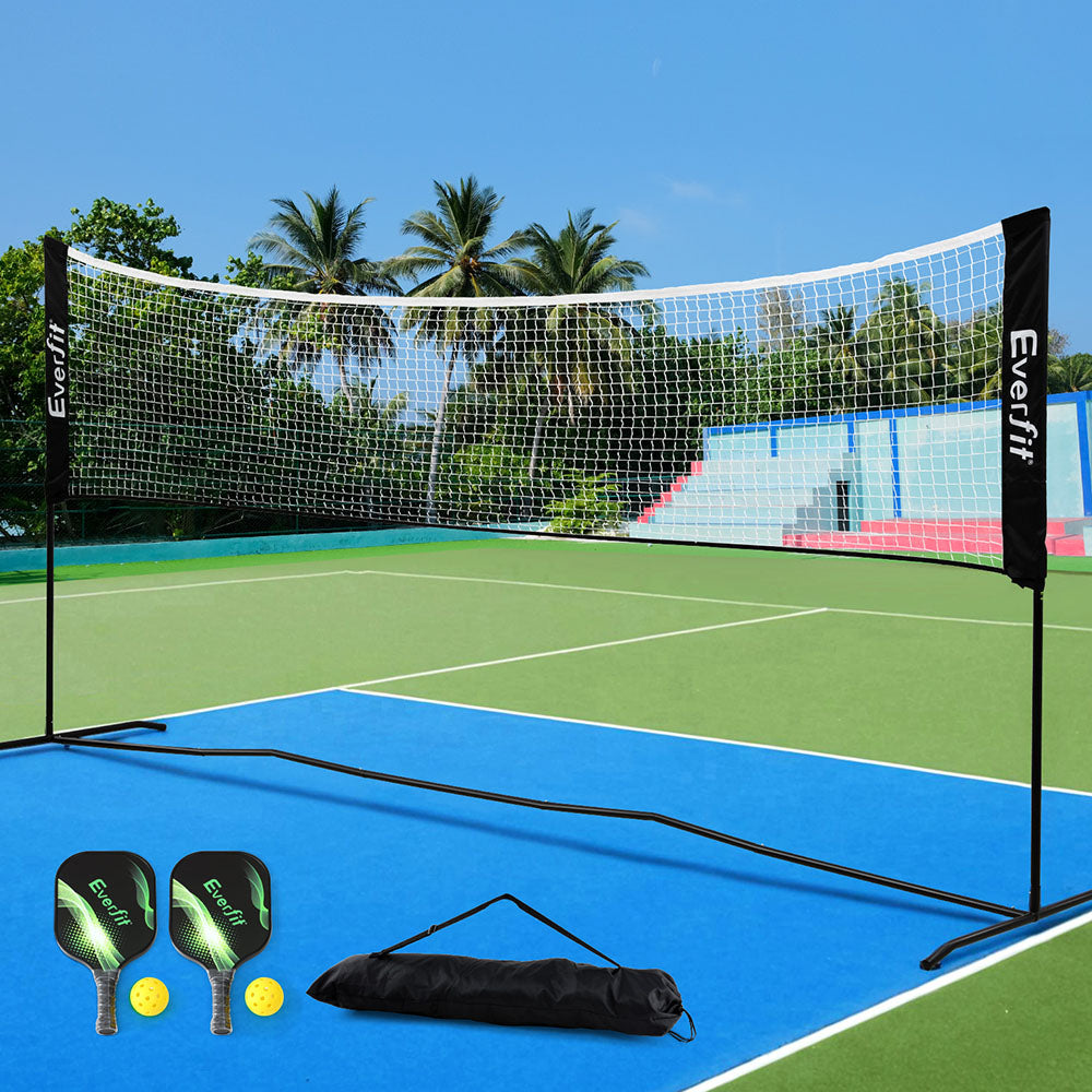 Everfit 3.6M Badminton Tennis Net Portable Volleyball Kit Adjustable Height-Sports &amp; Fitness > Ball Sports > Netball &amp; Netball Accessories-PEROZ Accessories