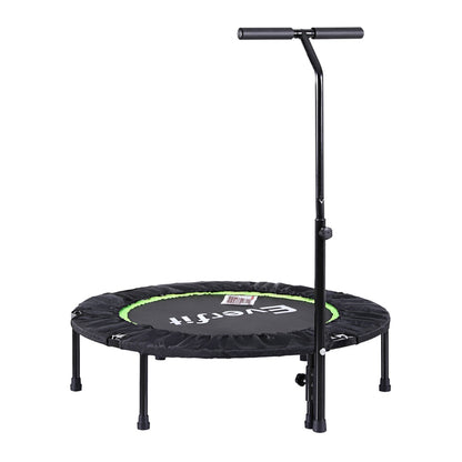 Everfit 40inch Fitness Foldable Trampoline Jumping Rebounder Home Gym Handrail-Sports &amp; Fitness > Trampolines > Trampolines &amp; Accessories-PEROZ Accessories