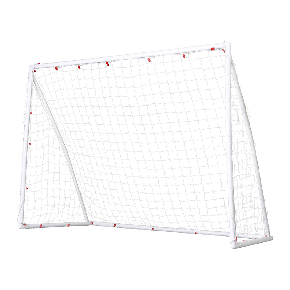Everfit 8FT Soccer Football Goal Net UPVC Frame with PE Mesh Weatherproof Portable Goals for Backyard Training Competitive Play-Sports &amp; Fitness > Ball Sports > Soccer &amp; Soccer Accessories-PEROZ Accessories